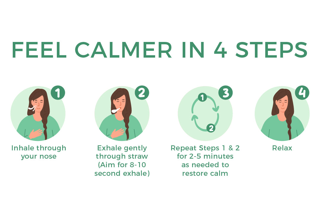 2 x Mindful Breathing Keychains — Calm for Anxiety & Quit Support | BreatheBuddy® Pocket Calm