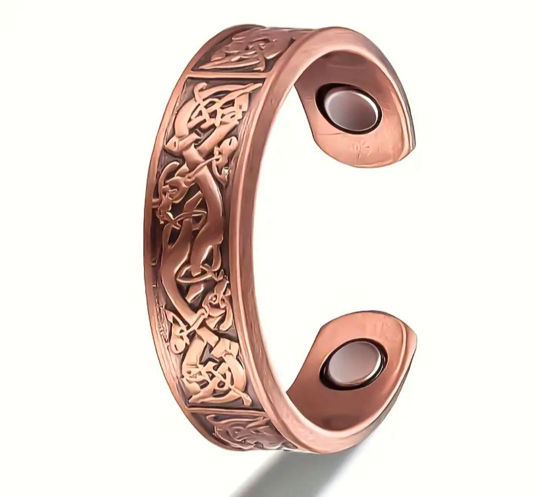 BreatheBuddy® Copper Bio Magnetic Ring - 99.99% copper Option 2
