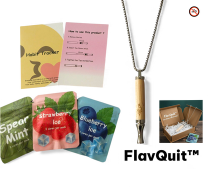 Couples “Flavour Air Ritual” Quit Support System — 2x Habit Support Kits + 18 Flavour Cores | FlavQuit™