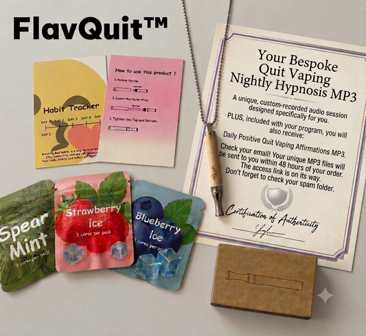 FlavQuit™ Starter Kit + Personalised Nightly Hypnosis + Bonus Daily Affirmations