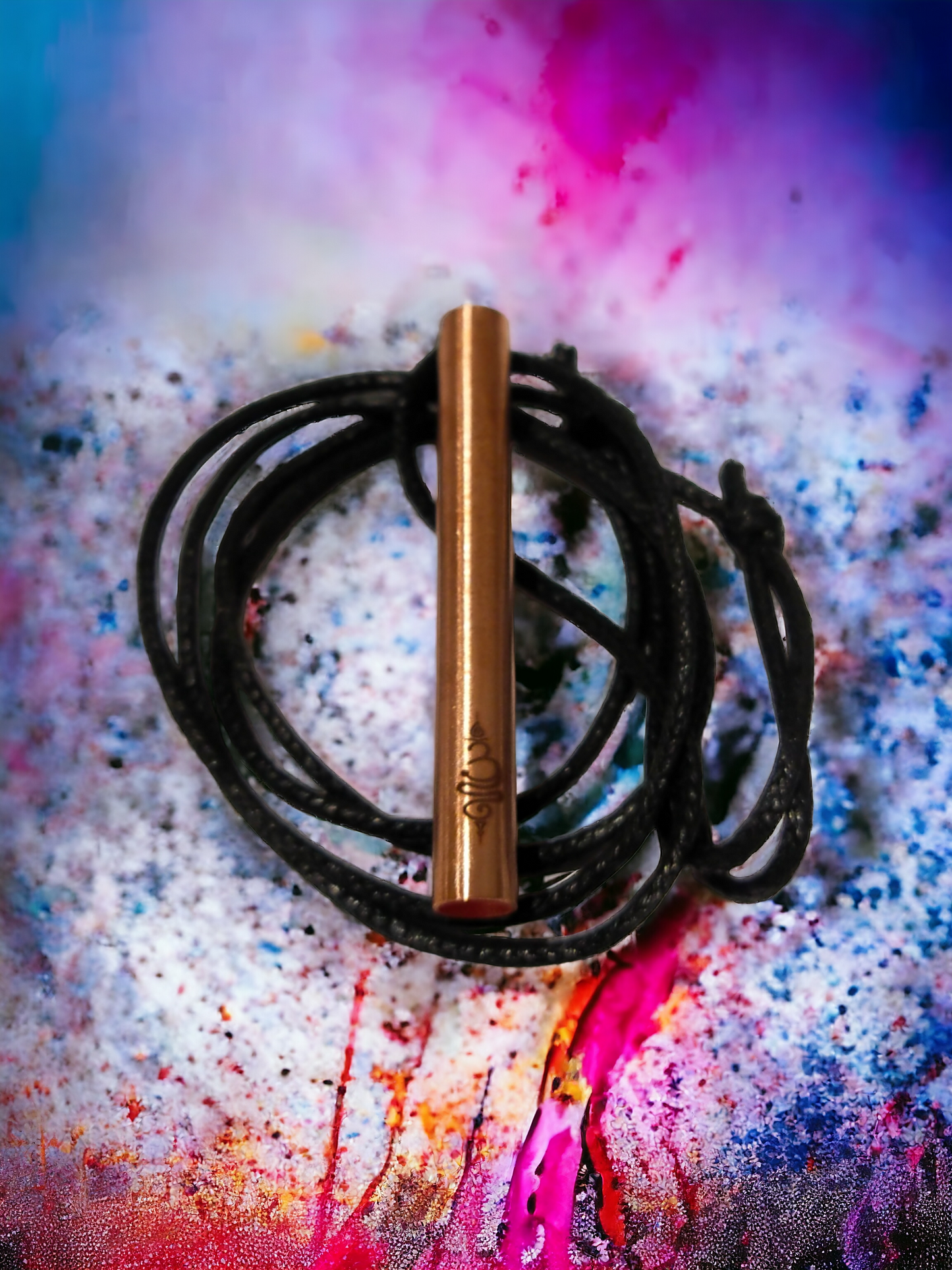 100% Copper Breathing Necklace for Calm – Anxiety & Quit Vaping Habit Support | BreatheBuddy® Corded Calm