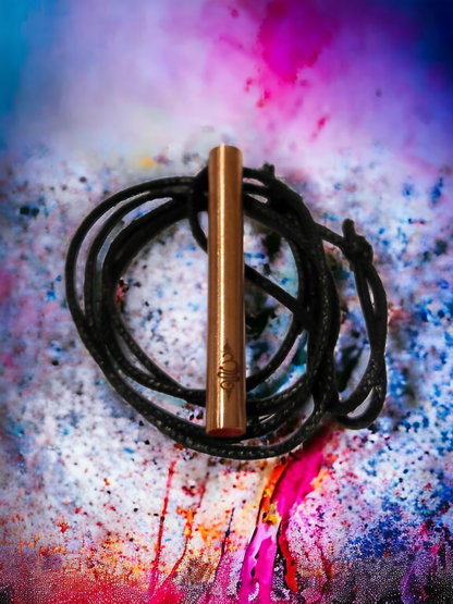 100% Copper Breathing Necklace for Calm – Anxiety & Quit Vaping Habit Support | BreatheBuddy® Corded Calm