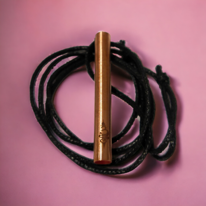 100% Copper Breathing Necklace for Calm – Anxiety & Quit Vaping Habit Support | BreatheBuddy® Corded Calm