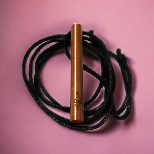 100% Copper Breathing Necklace for Anxiety & Habit Support | BreatheBuddy® Corded Calm