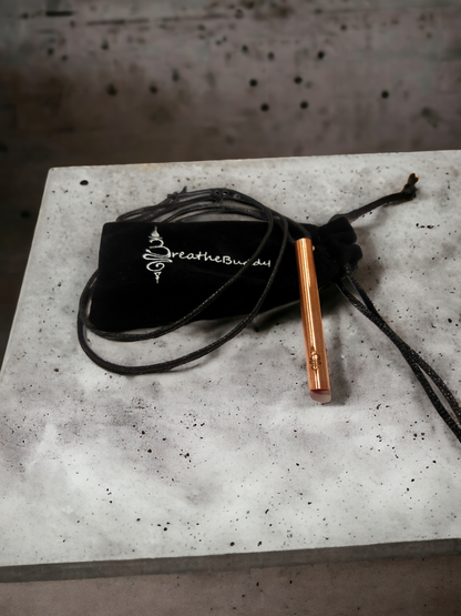 100% Copper Breathing Necklace for Calm – Anxiety & Quit Vaping Habit Support | BreatheBuddy® Corded Calm