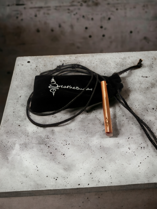100% Copper Breathing Necklace for Anxiety & Habit Support | BreatheBuddy® Corded Calm