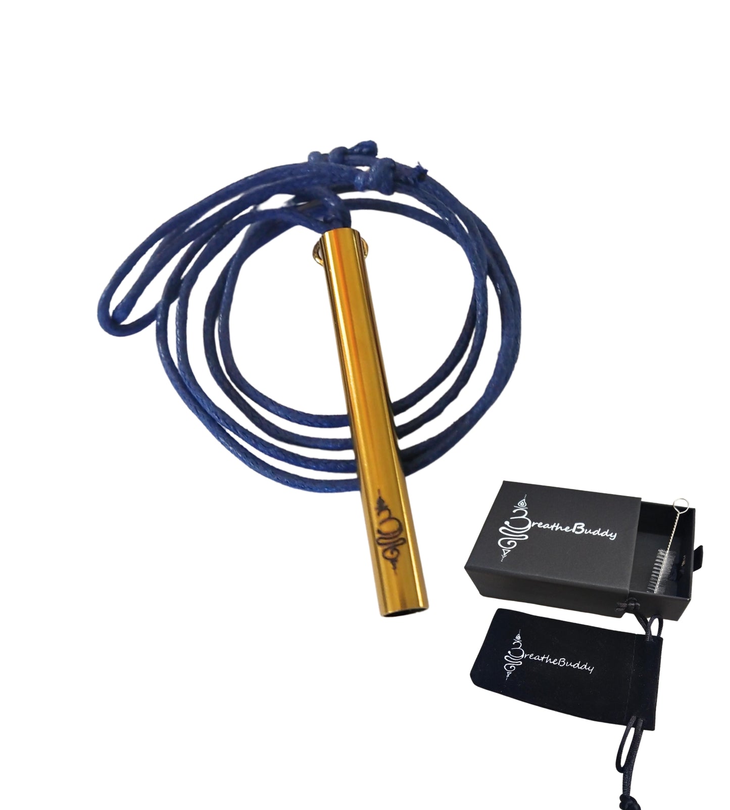 2 x Anxiety & Habit Support – Breathing Necklaces to Calm & Replace the Habit | BreatheBuddy® Corded Calm