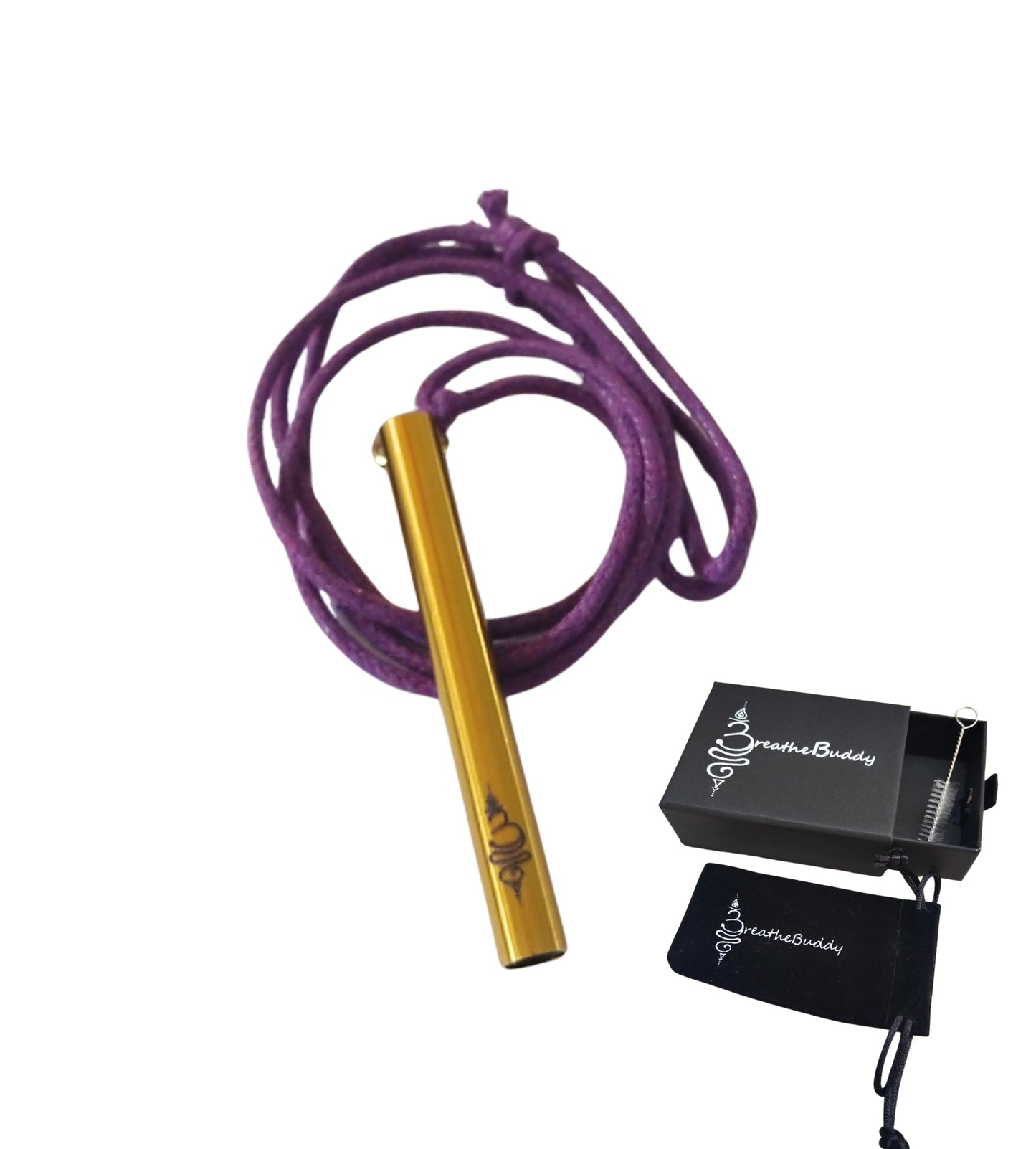 2 x Anxiety & Habit Support – Breathing Necklaces to Calm & Replace the Habit | BreatheBuddy® Corded Calm