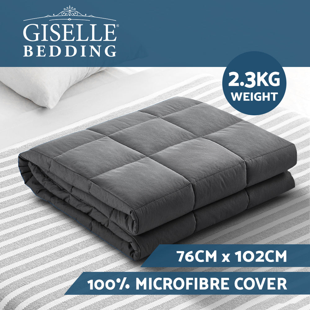 2.3KG Kids Weighted Blanket for Anxiety & Deep Sleep 100% Microfibre