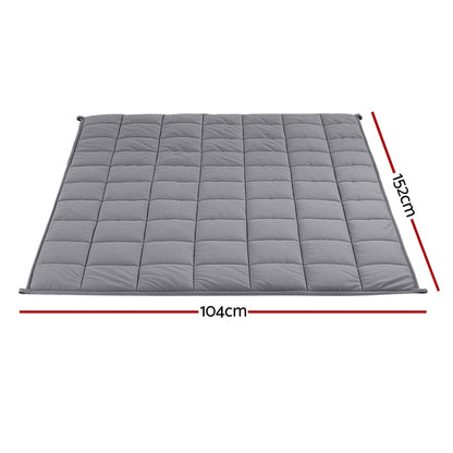 4.5kg Sherpa Weighted Blanket for Anxiety & Deep Sleep