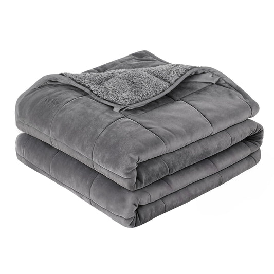 11kg Sherpa Weighted Blanket for Anxiety & Deep Sleep