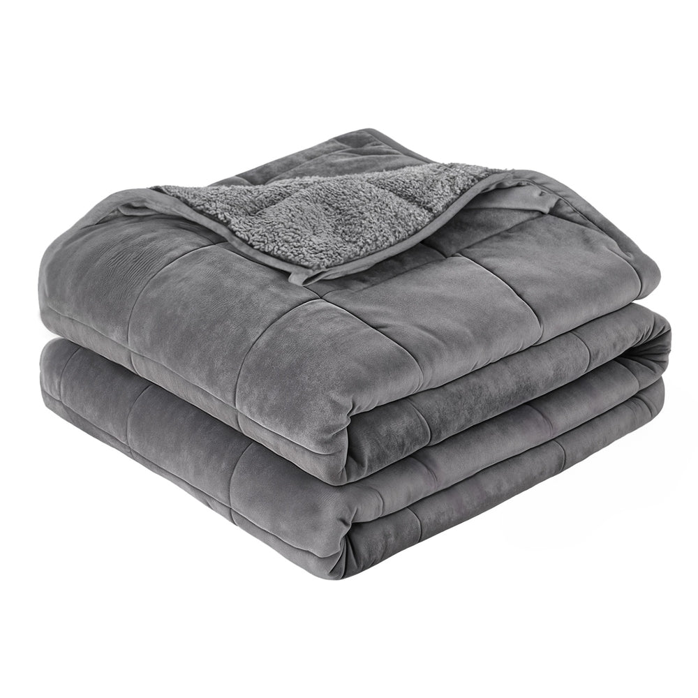9kg Sherpa Weighted Blanket for Anxiety & Deep Sleep