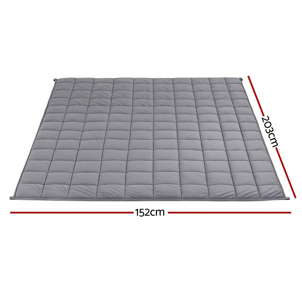 9kg Sherpa Weighted Blanket for Anxiety & Deep Sleep