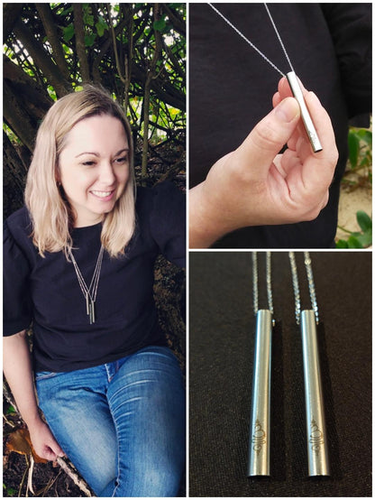 3 x Breathing Necklace for Calm – Anxiety & Quit Vaping Habit Support  | BreatheBuddy® Calm Classic