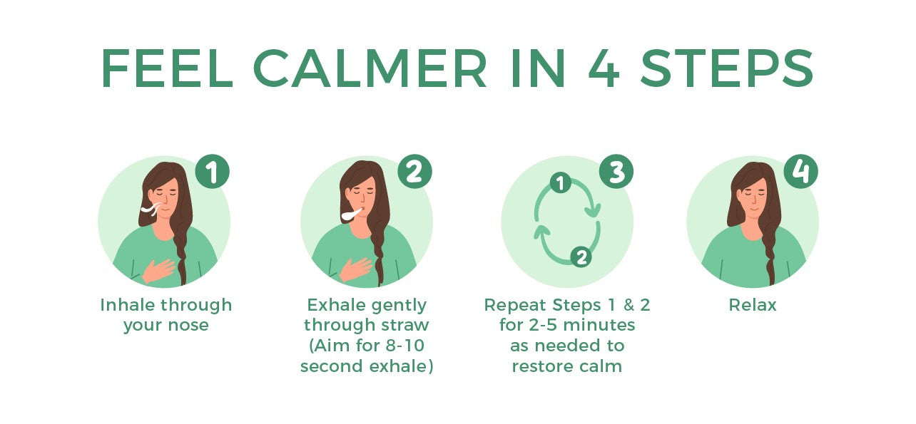 2 x 18K Gold Anxiety & Habit Support – Breathing Necklace to Calm & Replace the Habit | BreatheBuddy® 18K Golden Serenity