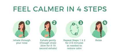 2 x 18K Gold Anxiety & Habit Support – Breathing Necklace to Calm & Replace the Habit | BreatheBuddy® 18K Golden Serenity