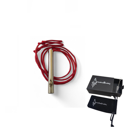 2 x Anxiety & Habit Support – Breathing Necklaces to Calm & Replace the Habit | BreatheBuddy® Corded Calm